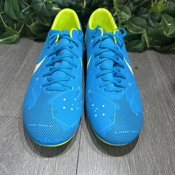 Rare Nike Men Mercurial Victory VI NJR FG 921509-400 Blue Soccer Cleats Size 11 main image 5